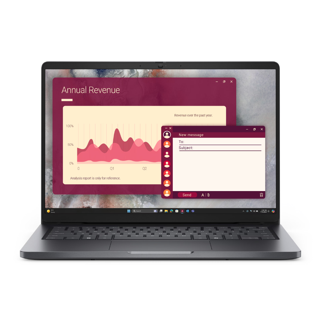DELL LAPTOP Pro 14 PC14250 14'' Ultra 5-235U 16 Go 512 Go SSD Ubuntu Gris 36M DP14-U5-UBU